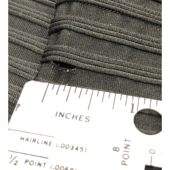 Black Linear Textured Scrunch Leggings / TikTok Leggings XL - Picture 8 of 8